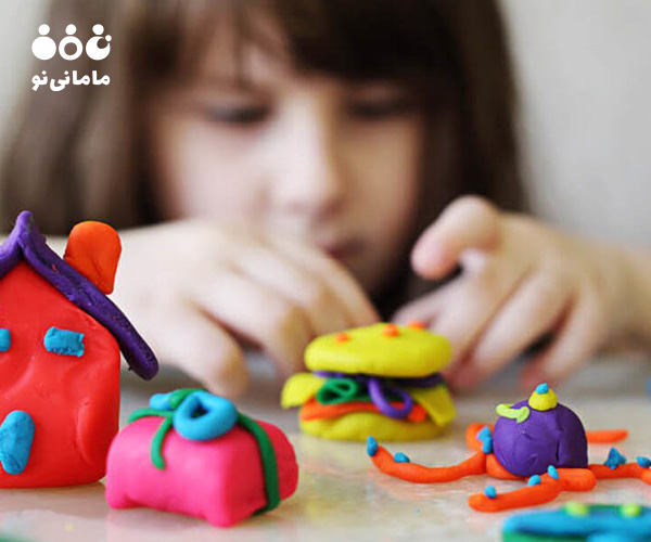 11. خمیر بازی از بهترین بازی های فکری کودکان