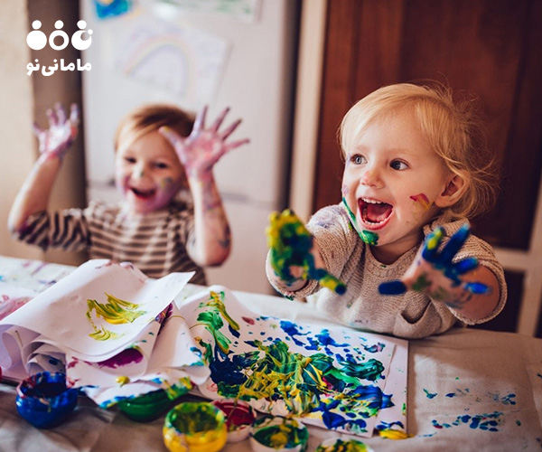 1. نقاشی کشیدن بهترین بازی برای افزایش خلاقیت کودکان