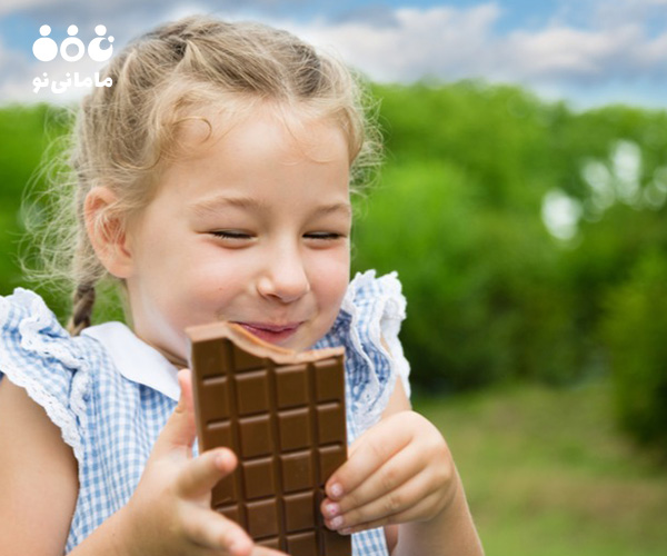 9. شکلات تلخ بهترین تنقلات برای کودکان