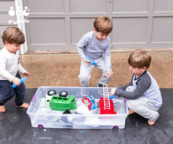 خمیر بازی یا شن‌های حسی